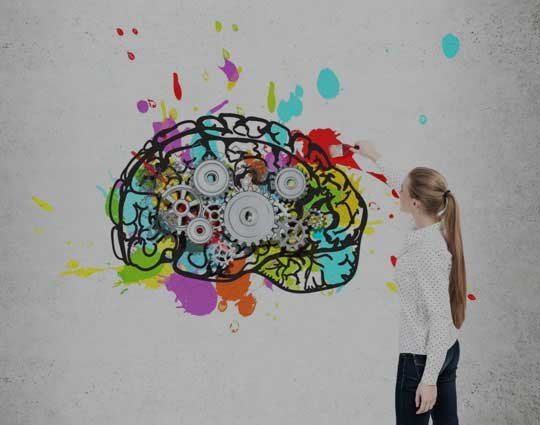 An illustration of a brain representing behavioural science